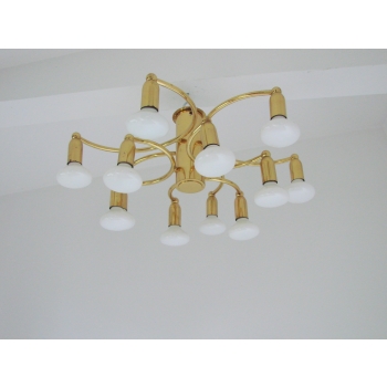 Helestra vintage brass chandelier